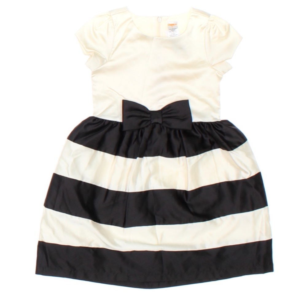 Gymboree Black and cream fancy dress size 4